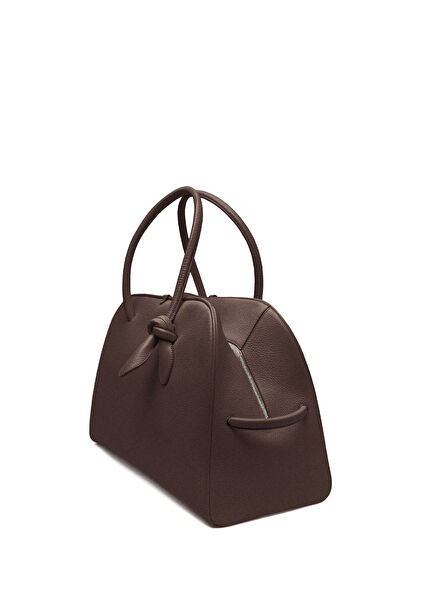 Le Grand Koyu Kahverengi Erkek Deri Çanta